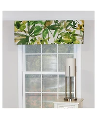 Rlf Home Autumn Tailored 100% Cotton with Fully Lined 3" Rod Pocket Valnance for Windows 50" x 14" Beige