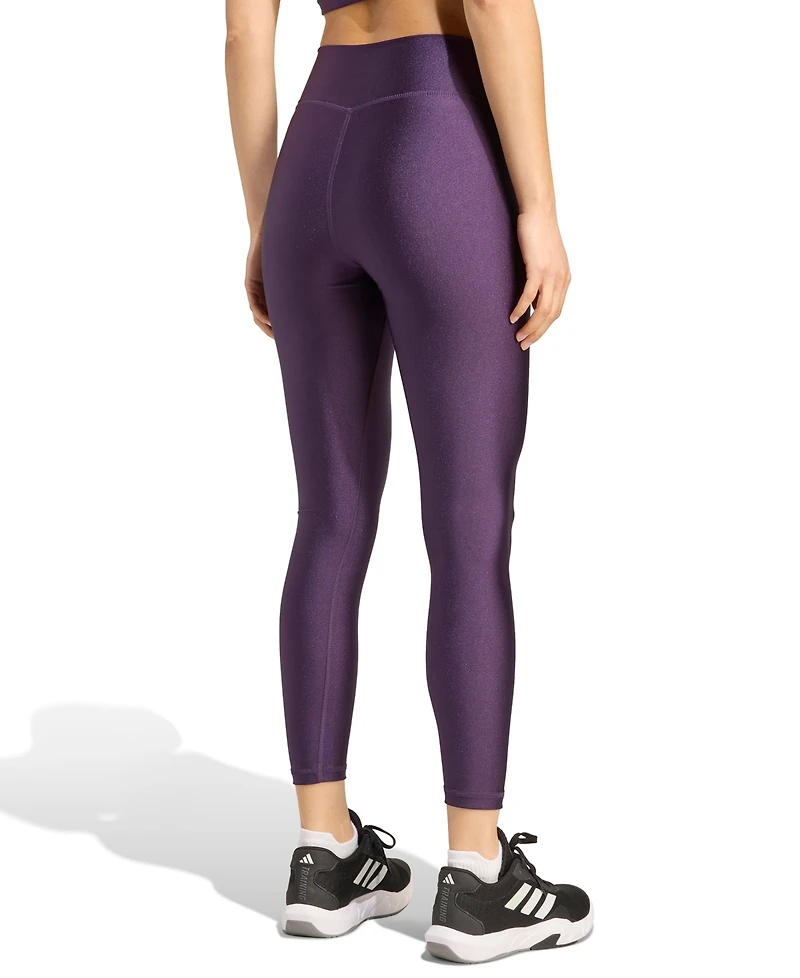 adidas Women's Optime Essentials Shine 7/8 Pull On Leggings