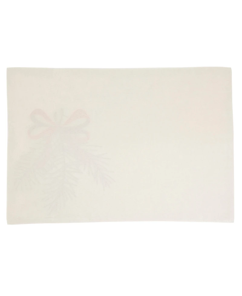 Saro Lifestyle Linen Blend Frosted Pine Placemat, Set of 4