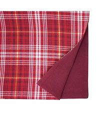 Saro Lifestyle Rustic Plaid Placemat and Napkin Set, Set of 8