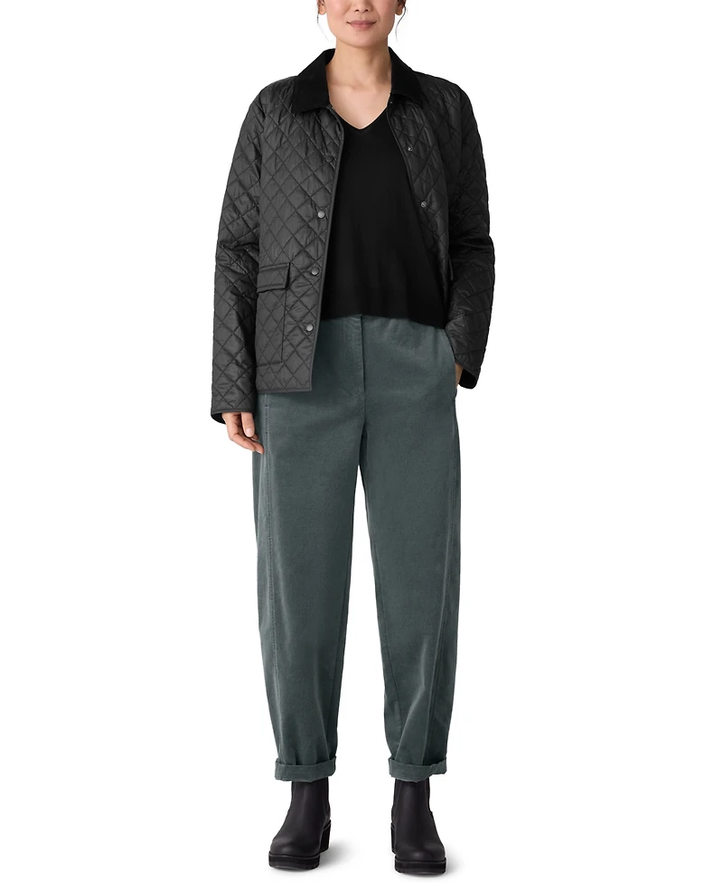 Eileen Fisher Women's Mid-Rise Ankle Lantern Pants