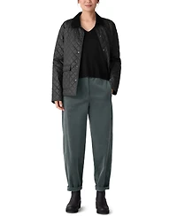 Eileen Fisher Women's Mid-Rise Ankle Lantern Pants