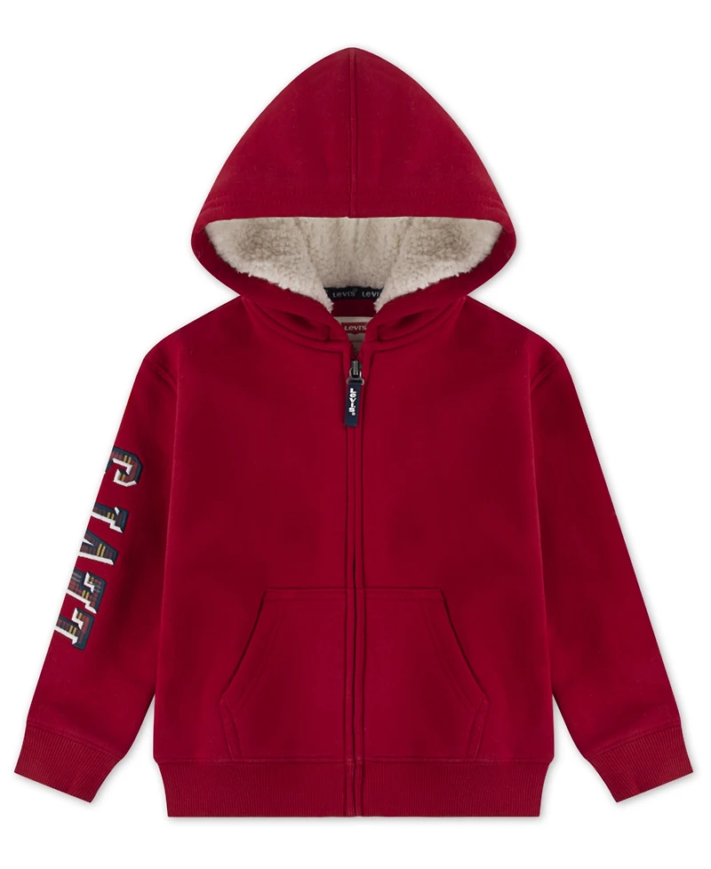 Levi's Boys 2T-7 Full Zip Fleece Hoodie