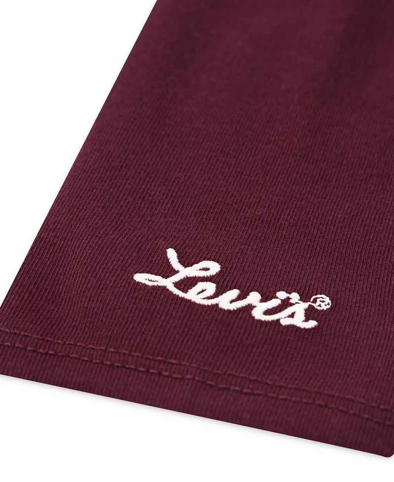 Levi's Baby Girls Long-Sleeve Bodysuit and Western Skirtall, 2-Piece Set