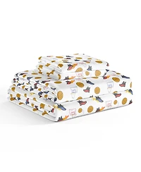 Kids 4 Piece Microfiber Sheet Set