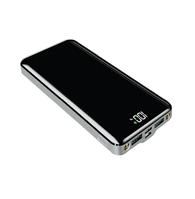 Brookstone 10,000 mAh Pd 20W Ultra Fast Charging Uv Finish power Bank with Lcd Power Display