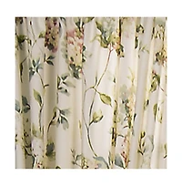 Ellis Curtain Abigail 100 Percent High Quality 2-Piece Window Rod Pocket Panel Pairs With 2 Tie Backs - 90x84" - 90" x 84" Multicolor