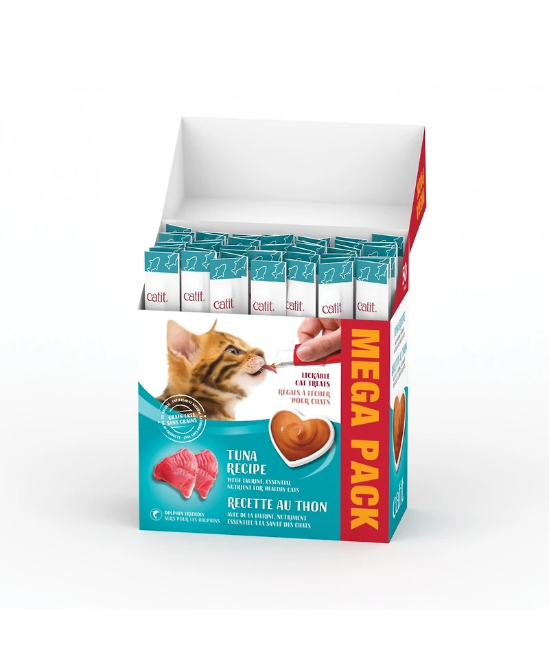 Catit Creamy Lickable Treat Tuna 50pk