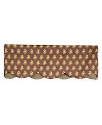 Rlf Home 3" Rod Pocket High Quality Fabric Cherry Vine D-Regal Valance for Windows 50" x 17" Rose