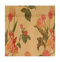 Rlf Home Luxurious Modern Design Classic Garland Regal Style Window Valance 50" x 17" Gold