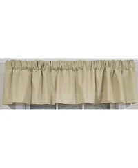 Rlf Home 100% Cotton Crosswell Tailored Fully lined Windows Rod Pocket Valance 76" x 14" Sage