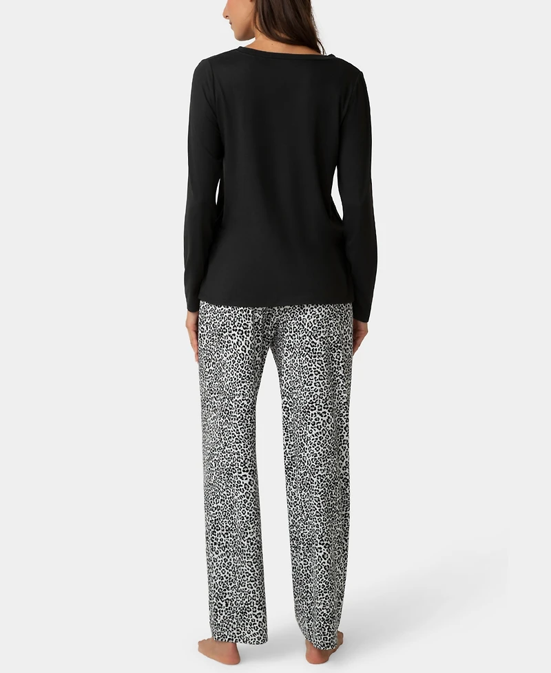 Hue Women's Timeless Jersey Folded Set