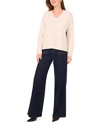 Vince Camuto Women's Colorblocked Drop-Shoulder Sweater