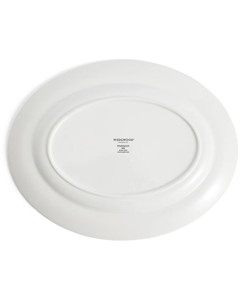 Wedgwood Renaissance Red Oval Platter