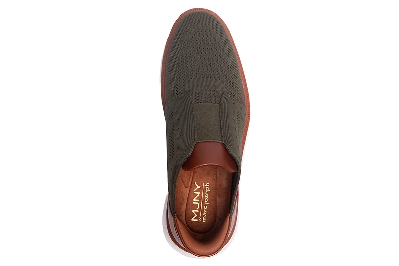 Marc Joseph New York Men's South Street Hands-Free Slip On Technology Lightweight Mesh Oxfords