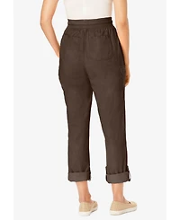 Woman Within Women's Convertible Length Cargo Pant/Capri