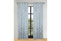 Superior Leaves Modern Bohemian Back Tab Blackout Curtain Set