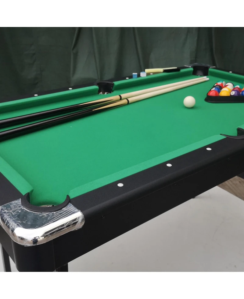 Boyel Living 3-in-1 Multifunctional Billiard Game Table for Pool, Table Tennis & Dining, Space-Saving Design