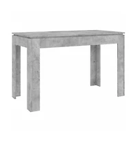 vidaXL Dining Table Concrete Gray 47.2"x23.6"x29.9" Engineered Wood
