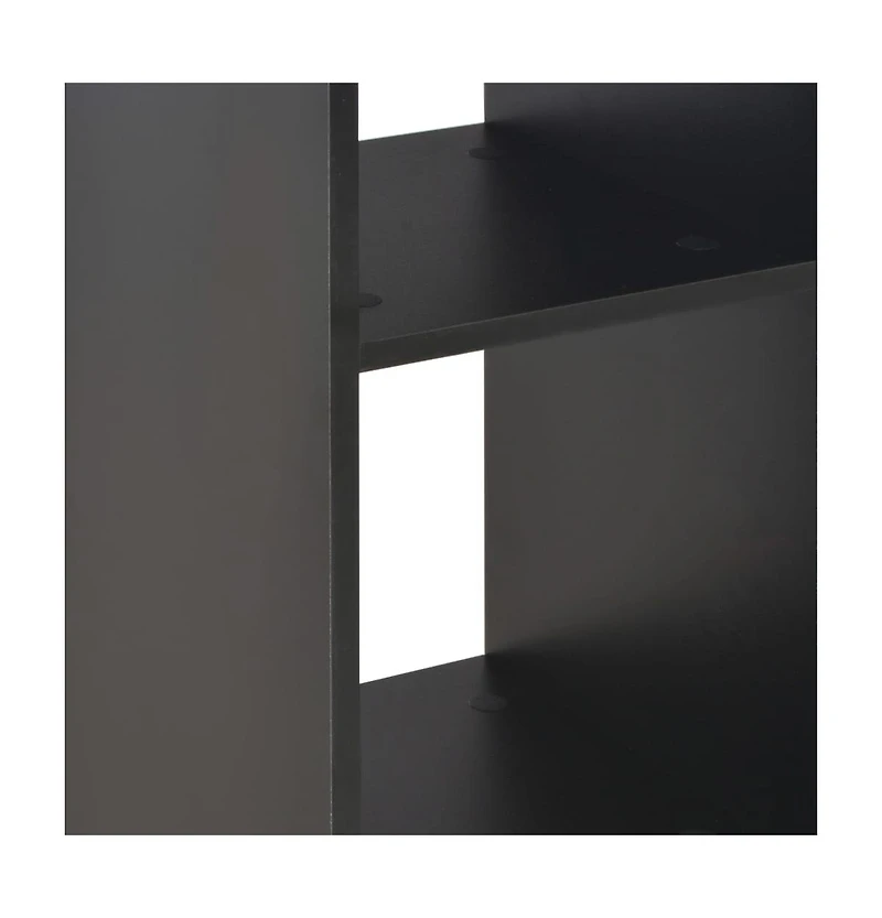 vidaXL Bar Table Black 23.6"x23.6"x43.3"