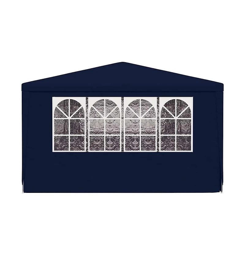 Professional Party Tent with Side Walls 13.1'x29.5' Blue 0.3 oz/ft²