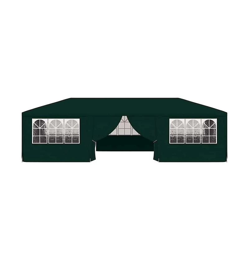 Professional Party Tent with Side Walls 13.1'x29.5' Green 0.3 oz/ft²