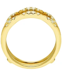 Macy's Diamond Guard Ring (1/4 ct. t.w.) in 14K Yellow Gold