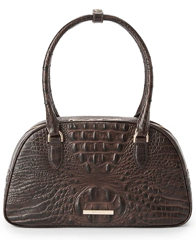 Brahmin Angie Alden Road Leather Medium Satchel Bag