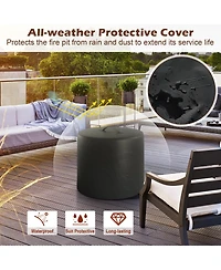 Mecale Smokeless Stainless Steel Fire Pit with Ash Pan For Yard Camping