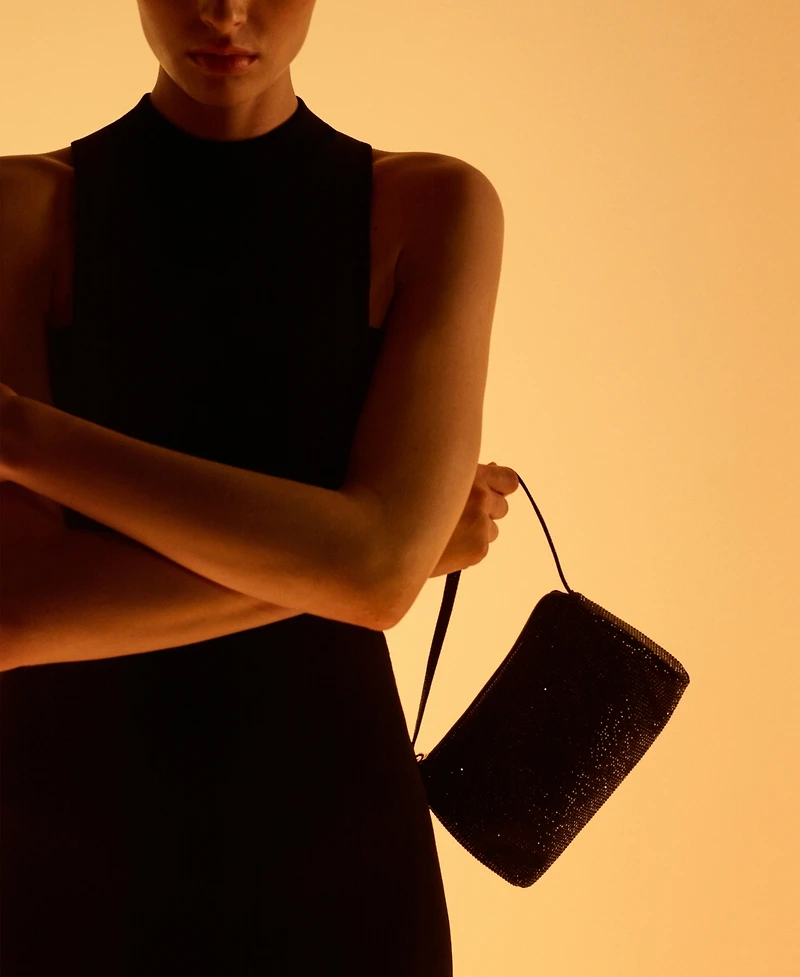 Mango Women's Rhinestone Handbag