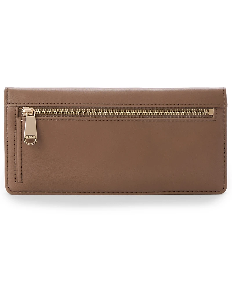 Brahmin Ady Belcanto Slim Trifold with Zip Pocket Wallet