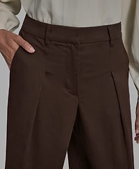 Bcbg Women's Pleated Wide-Leg Pants