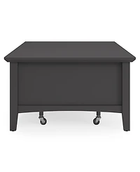 Furniture 55" Solid Wood Hedworth Rectangle Coffee Table
