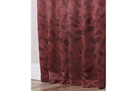 Superior Modern Leaves Room Darkening Grommet Top Curtain Panels