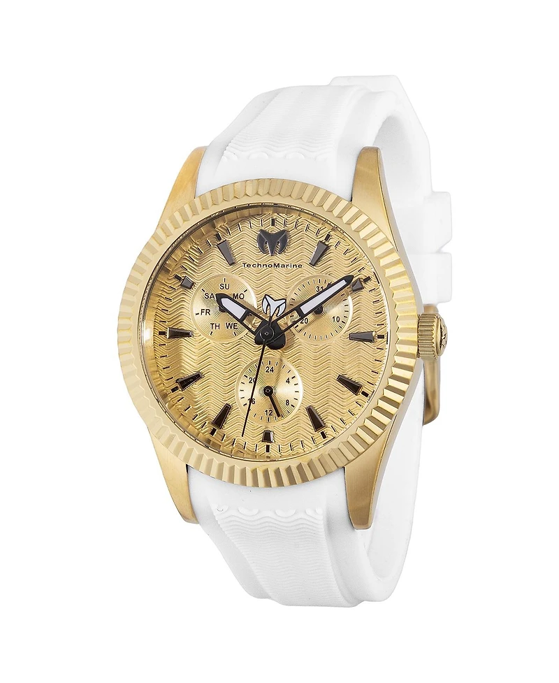 Technomarine Women's Tm-724003 Sea Quartz Chronograph Gold Dial Watch