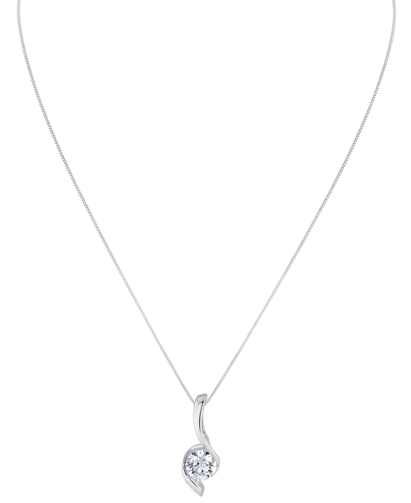 Sirena Lab Grown Diamond Pendant Necklace (2 ct. t.w.) 14K Yellow Gold (also White Gold)