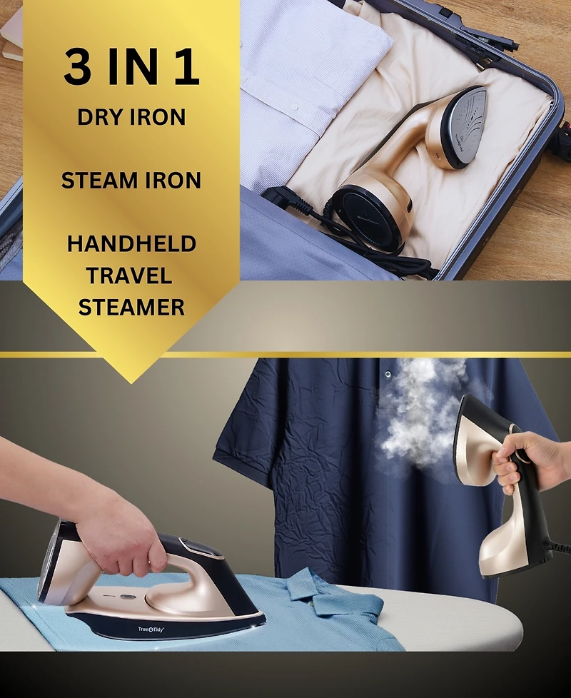 True & Tidy Duopress Xl Iron and Steamer