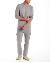 Vintage & Black Men's Scuba Knit Cargo Jogger Pants