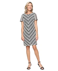 Sl Fashions Women's Crochet Lace Sheath Short Dress