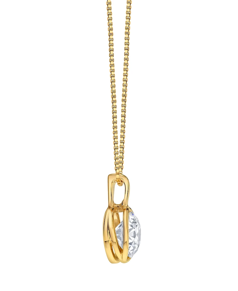 Sirena Lab Grown Energy Diamond Pendant Necklace (2 ct. t.w.) in 14K White Gold (also in 14K Yellow Gold)