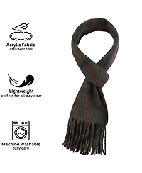 Alpine Swiss Men's Scarf Soft 80 Inch Long Warm Scarves Plaids Winter Shawl