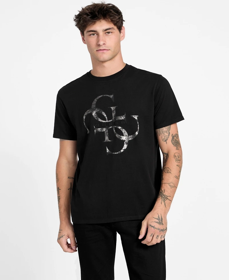 Guess Men's Shimmer Quattro G Short-Sleeve T-Shirt