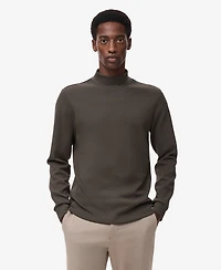 Mango Men's Perkins Neck Long-Sleeved T-Shirt