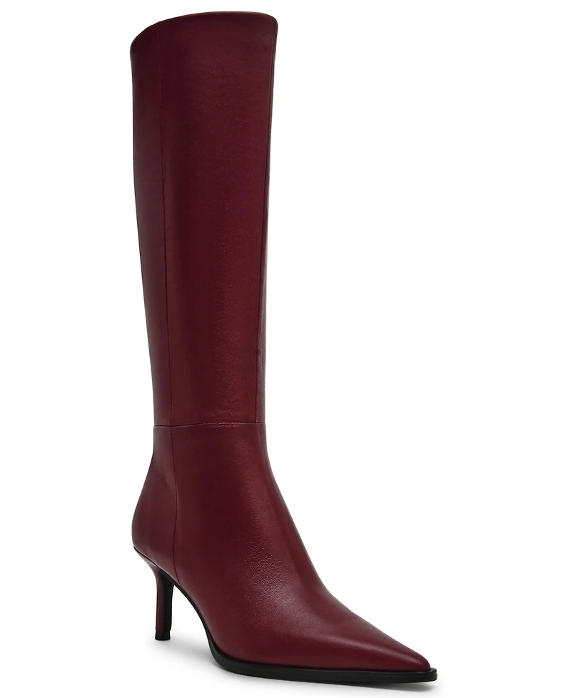 Steve Madden Women's Lingo Knee-High Pointed-Toe Stiletto Dress Boots
