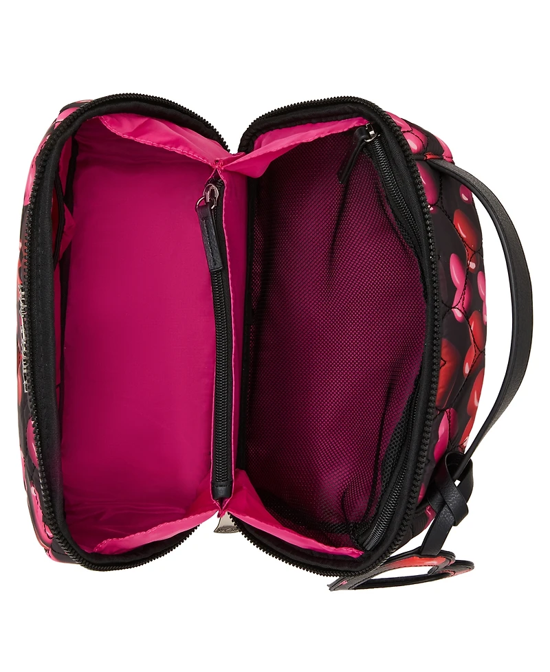 Betsey Johnson Loaf Cosmetic Case with Mirror