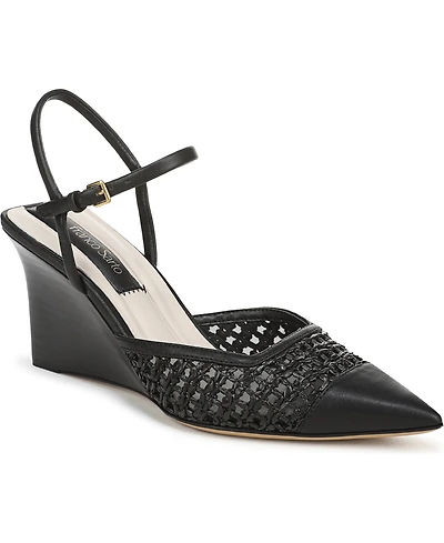 Franco Sarto Women's Cherie Pointed Toe Strappy Pumps