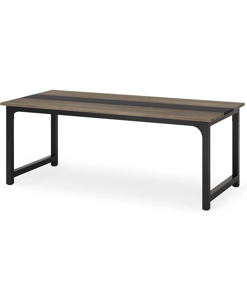 Tribesigns Large Executive Desk with Thicken Frame,70.8”Office Computer Desk，Modern Simple Workstation Business Furniture