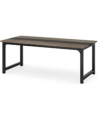 Tribesigns Large Executive Desk with Thicken Frame,70.8”Office Computer Desk，Modern Simple Workstation Business Furniture