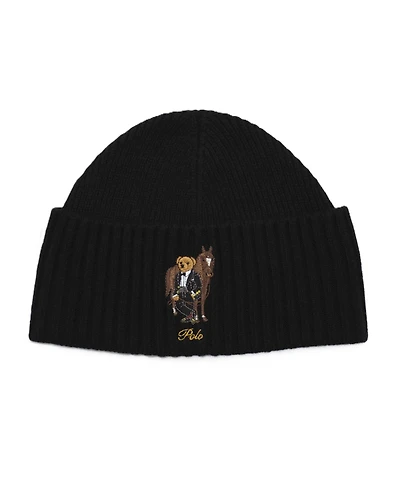 Polo Ralph Lauren Men's Lunar New Year Bear Ribbed Cuff Beanie