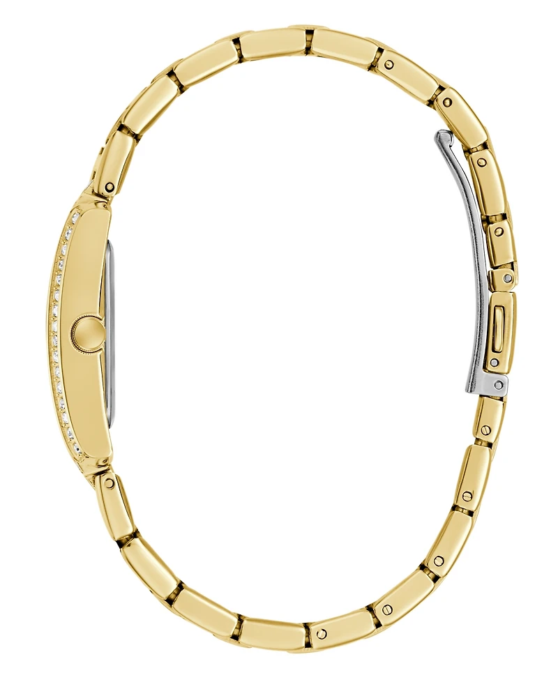 Guess Women's Gold-Tone Glitz Analog Watch, 23mm